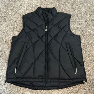Black down vest